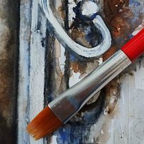 Mi proyecto del curso: Masterclass  de texturas en acuarela. Fine Arts, Painting, and Watercolor Painting project by Teresita Sabarots - 08.30.2023