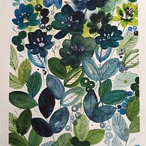 Mi proyecto del curso: Acuarela floral: conecta con la naturaleza. Ilustração tradicional, Pintura, Pintura em aquarela e Ilustração botânica projeto de Mili D - 30.08.2023