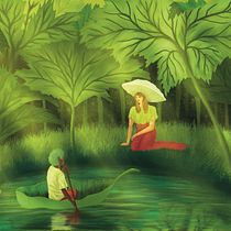 Mi proyecto del curso: Escenas atmosféricas en Procreate: pinta con colores y luces. Ilustração tradicional e Ilustração digital projeto de Rocio martinez - 30.08.2023