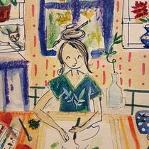 Mi proyecto del curso: Sketchbook para explorar tu estilo de dibujo. Ilustração tradicional, Esboçado, Criatividade, Desenho, Pintura em aquarela, Sketchbook, e Pintura guache projeto de Emma Hoppipolla - 31.08.2023