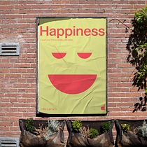 Quotes for Happiness from Famous People: A Poster Series. Un projet de Br, ing et identité, Design graphique , et Conception d'affiches de Denan Miftari - 31.08.2023