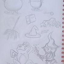 Mi proyecto del curso: Diario de dibujo: crea personajes fantásticos Ein Projekt aus dem Bereich Design von Figuren, Skizzenentwurf, Bleistiftzeichnung, Zeichnung und Sketchbook von Aranza Rosete Jarquin - 26.08.2023