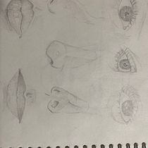 Mi proyecto del curso: Sketchbook de retrato: explora el rostro humano. Sketching, Drawing, Portrait Drawing, Artistic Drawing, and Sketchbook project by irantzuguillen - 08.30.2023