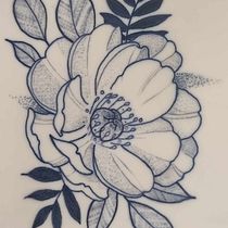 My project for course: How to Design a Tattoo. Een project van Traditionele illustratie y  Tatoeageontwerp van Jadwiga Kułacz - 01.09.2023