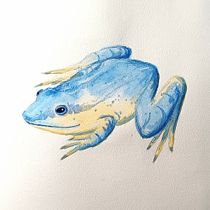 Mein Abschlussprojekt für den Kurs: Kreative Illustrationstechniken mit Gouache. Traditional illustration, Character Design, Fine Arts, Painting, Children's Illustration, Gouache Painting, and Picturebook project by Katja Bader - 09.01.2023