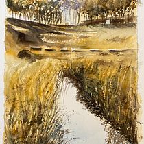Mon projet du cours : Paysages naturels à l’aquarelle. Un projet de Aquarelle de marie makiko - 01.09.2023