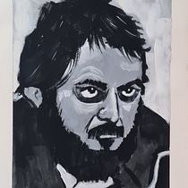 Meu projeto do curso: Pintura de retrato estilizado com guache. Traditional illustration, Painting, and Gouache Painting project by Pedro Costa - 09.01.2023