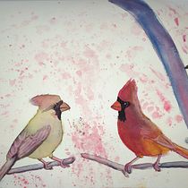 Mi proyecto del curso: Acuarela artística para ilustración de aves. Traditional illustration, Watercolor Painting, Realistic Drawing, and Naturalistic Illustration project by Elyde Benoit - 07.25.2023