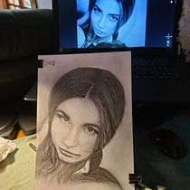 My project for course: Portrait Sketchbooking: Explore the Human Face. Sketching, Drawing, Portrait Drawing, Artistic Drawing, and Sketchbook project by suzanne_kym - 08.31.2023