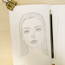 My project for course: Portrait Sketchbooking: Explore the Human Face. Sketching, Drawing, Portrait Drawing, Artistic Drawing, and Sketchbook project by aromrak - 09.01.2023