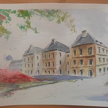 Mi proyecto del curso: Dibujo arquitectónico con acuarela y tinta. Sketching, Drawing, Watercolor Painting, Architectural Illustration, Sketchbook & Ink Illustration project by NEIL FOWLER - 09.02.2023