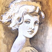 Mi proyecto del curso: Retrato artístico al carboncillo: creando atmósferas. Ilustração tradicional, Artes plásticas, Desenho, Desenho de retrato, Desenho realista, e Desenho artístico projeto de artekinari - 02.09.2023