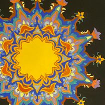 My project for course: Introduction to Islamic Art: Create Biomorphic Patterns. Painting, Pattern Design, Drawing, Watercolor Painting & Ink Illustration project by M.e. Huber - 08.30.2023