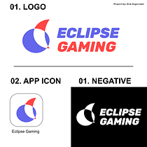 Mi proyecto del curso: Diseño de logos: del concepto a la presentación Eclipse Gaming. Design, Br, ing, Identit, Graphic Design, and Logo Design project by Erik Segersbol - 09.02.2023