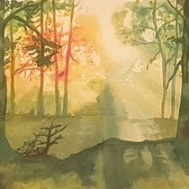 Il mio progetto del corso: Paesaggi incantevoli ad acquerello: dipingi con la luce. Pintura, e Pintura em aquarela projeto de Cathy Kieffer Pietrapertosa - 02.09.2023