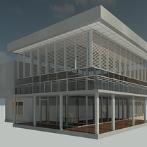 My project for course: 3D Architectural Design and Modeling with Revit. Un projet de 3D, Architecture, Architecture d'intérieur, Modélisation 3D, Architecture numérique , et ArchVIZ de Pramod Rai - 03.09.2023