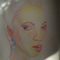 My project for course: Vibrant Portrait Drawing with Colored Pencils. Drawing, Portrait Drawing, Sketchbook, and Colored Pencil Drawing project by petrovic_rada - 09.03.2023