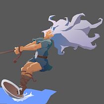 My project for course: Fantasy Character Design in Procreate. Projekt z dziedziny Trad, c, jna ilustracja, Projektowanie postaci, Ilustracja c, frowa, R, sunek c, frow, Malarstwo c i frowe użytkownika Brennen - 03.09.2023