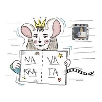 Cinemateca de Navarrata. Traditional illustration, Film, Film, Video, TV, Writing, Creative Writing, Web Design, Vector Illustration, Content Writing, Digital Drawing, Drawing, and Creativit project by Maria Fernanda Navarrete Dattwyler - 09.04.2023