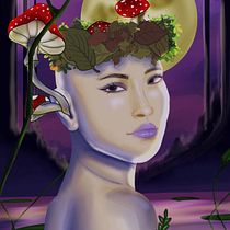 Mi proyecto del curso: Retratos digitales de fantasía con Photoshop. Ilustração tradicional, Desenho, Ilustração digital, Desenho de retrato, Desenho digital, e Pintura digital projeto de Paula Rubio - 04.09.2023