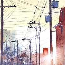 Mon projet du cours : Peinture expressive à l'aquarelle : illustrations captivantes. Projekt z dziedziny  Sztuki piękne,  Malarstwo i Malowanie akwarelą użytkownika Thierry Schmaltz - 04.09.2023