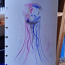 Mi proyecto del curso: Técnicas modernas de acuarela. Traditional illustration, Fine Arts, Painting, and Watercolor Painting project by Yesica Anaya - 09.04.2023