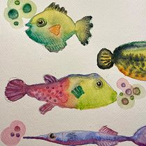My project for course: Creative Watercolor Sketching for Beginners. Traditional illustration, Sketching, Creativit, Drawing, Watercolor Painting, and Sketchbook project by birgithagerupa - 09.04.2023
