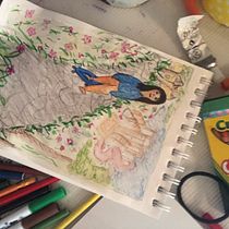 My project for course: Exploratory Sketchbook: Find Your Drawing Style. Un proyecto de Ilustración tradicional, Bocetado, Creatividad, Dibujo, Pintura a la acuarela, Sketchbook y Pintura gouache de samahsajeer - 01.09.2023