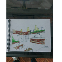 Mi proyecto del curso: Introducción al dibujo arquitectónico a mano alzada. Architecture, and Architectural Illustration project by Jennifer Pacheco Rojas - 08.30.2023
