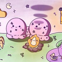 My project for course: Designing Kawaii Worlds: Spread Joy Through Illustration. Un proyecto de Diseño de personajes, Ilustración digital y Manga de courtney_j_wittmann - 05.09.2023
