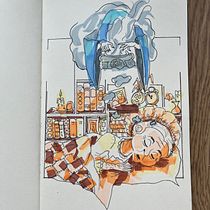 Mi proyecto del curso: Diario de dibujo: crea personajes fantásticos Ein Projekt aus dem Bereich Design von Figuren, Skizzenentwurf, Bleistiftzeichnung, Zeichnung und Sketchbook von Cristina Hernández - 05.09.2023