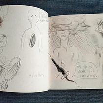 Mi proyecto del curso: Diario creativo de artista: busca tu lenguaje propio. Traditional illustration, Fine Arts, Creativit, Drawing, and Sketchbook project by Laura Esparza - 09.05.2023