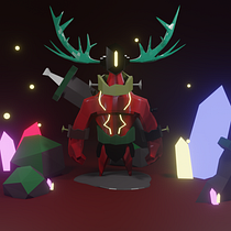 Mi proyecto del curso: Modelado de personajes low poly para videojuegos Ein Projekt aus dem Bereich 3D, 3-D-Modellierung, Videospiele, Design von 3-D-Figuren und Design für Videospiele von Kleydherment Tarazona - 06.09.2023
