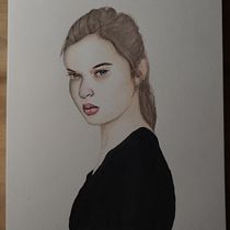 Mi proyecto del curso: Retrato en acuarela a partir de una fotografía. Traditional illustration, Watercolor Painting, and Portrait Drawing project by Marti - 09.06.2023