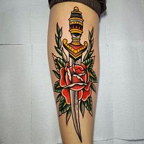 Meu projeto do curso: Técnicas de cor para tatuagem. Traditional illustration, Drawing, Digital Illustration, Tattoo Design, and Digital Drawing project by dunhamtattoo - 09.03.2023