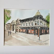 Mi proyecto del curso: Dibujo arquitectónico con acuarela y tinta. Sketching, Drawing, Watercolor Painting, Architectural Illustration, Sketchbook, Ink Illustration, and Traditional illustration project by Celia Ruiz Bernal - 09.06.2023