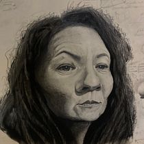 Il mio progetto del corso: Ritratto realistico con matite di grafite. Ilustração tradicional, Artes plásticas, Esboçado, Desenho a lápis, Desenho, Desenho de retrato, Desenho realista, Desenho artístico, e Desenho anatômico projeto de cassandro8896 - 06.09.2023