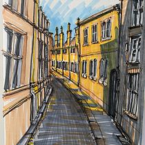 My project for course: Expressive Architectural Sketching with Colored Markers. Een project van  Schetsen,  Tekening,  Architecturale illustratie, Sketchbook y  Illustratie met inkt van lynx_chan - 06.09.2023