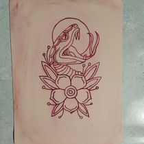 Mi proyecto del curso: Tatuaje para principiantes. Tattoo Design project by Lando Zamora - 09.06.2023