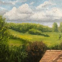 My project for course: Landscape Oil Painting with Plein-air Techniques. Un progetto di Belle arti, Pittura e Pittura ad olio di Vassa Nicolaou - 08.09.2023