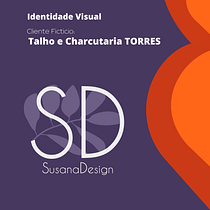 Meu projeto do curso: Identidade Visual - Empresa fictícia - Talho e Charcutaria TORRES. Br, ing, Identit, Graphic Design, Logo Design, and Digital Design project by Susana Design - 09.04.2023