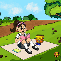 Mi proyecto del curso: Creación de personajes para cuentos infantiles con Procreate. Projekt z dziedziny Trad, c, jna ilustracja, Projektowanie postaci, Ilustracja c, frowa, Ilustracje dla dzieci, R, sunek c i frow użytkownika Wendy Natalí Redondo Gómez - 05.09.2023