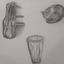 Mi proyecto del curso: Dibujo para principiantes nivel -1. Un proyecto de Dibujo a lápiz, Dibujo, Creatividad con niños y Sketchbook de Cymric - 04.09.2023