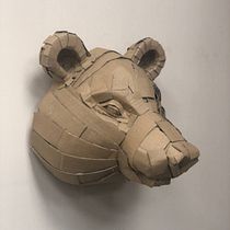 My project for course: Cardboard Sculptures for Beginners. Character Design, Arts, Crafts, Fine Arts, and Sculpture project by Andrii Monastyrov - 09.07.2023