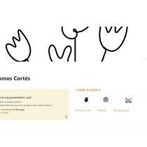Una carta de presentación para añadir a mi CV y portfolio. Projekt z dziedziny Tworzenie stron internetow i ch użytkownika Alba Ramos Cortés - 08.09.2023