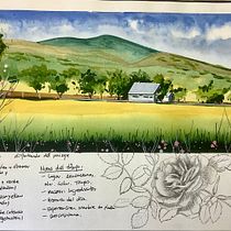 Proyecto del curso: Cuaderno de viaje en acuarela. Traditional illustration, Watercolor Painting, Architectural Illustration, and Sketchbook project by tengyifan - 09.08.2023