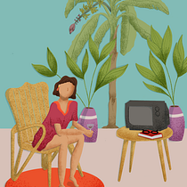 Mi proyecto del curso: Ilustración digital colorida en Procreate. Un progetto di Illustrazione tradizionale, Disegno, Illustrazione digitale e Disegno digitale di Maria Isabel Jiménez - 08.09.2023