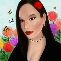 Mi proyecto del curso: Retrato ilustrado con Procreate. Projekt z dziedziny Trad, c, jna ilustracja, Grafika wektorowa, Ilustracja c, frowa i Portret użytkownika Danko Moller - 09.09.2023