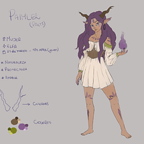 Mi proyecto del curso: Ilustración digital de personajes manga - Paimler. Traditional illustration, Character Design, Comic, Digital Illustration, and Manga project by Nadia - 01.05.2024