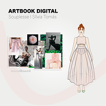 Meu projeto do curso: Artbook de moda: crie peças de roupa no Adobe Illustrator. Traditional illustration, Graphic Design, Vector Illustration, Fashion Design, Digital Illustration, and Fashion Illustration	 project by Sílvia Tomás - 09.10.2023